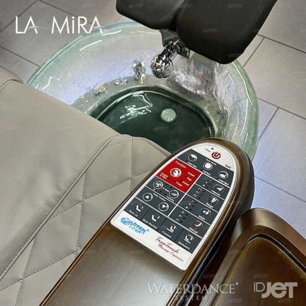 La Mira Pedicure Spa Chair control system and embedded remote control