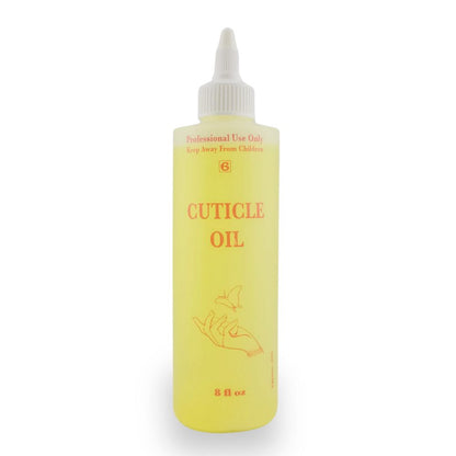 Cuticle Oil Pineapple Scent with Aloe Vera & Vitamin E (8 oz) - CM Nails & Beauty Supply