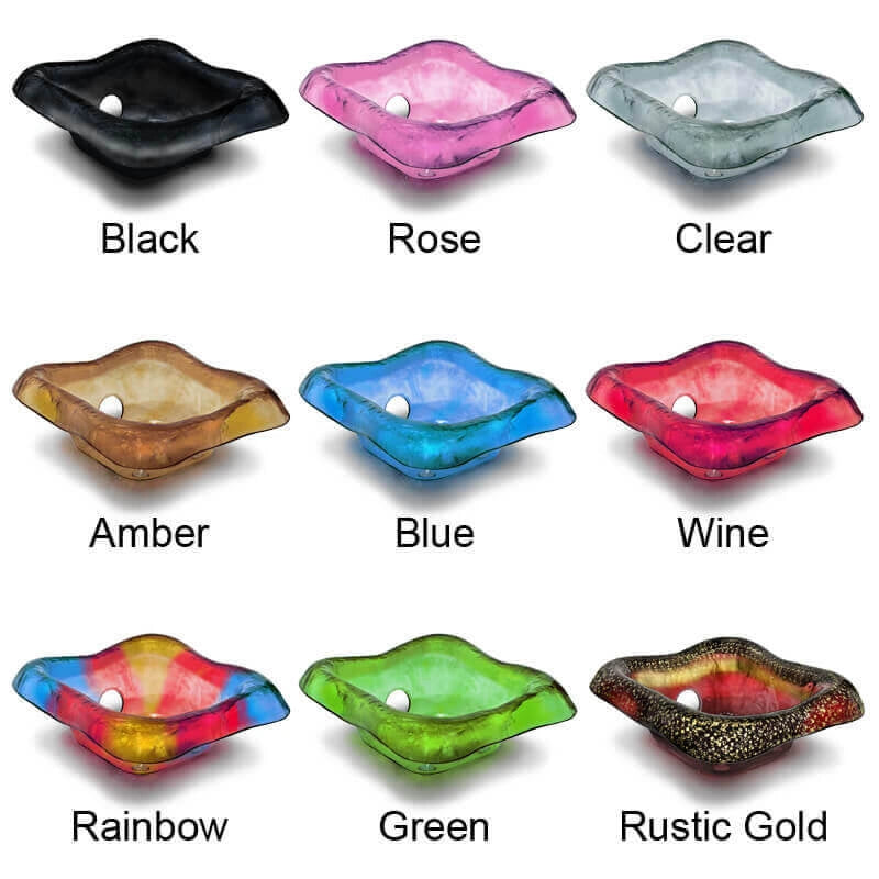 Color options for stall glass bowls on spa pedicure chair no plumbing La Tulip 2 Gulfstream