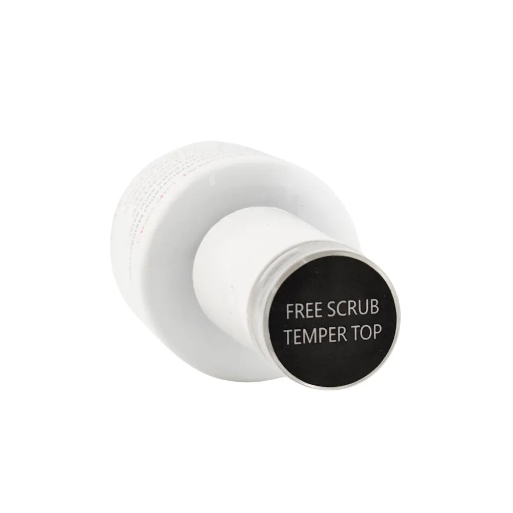 Long-lasting gel manicure with scratch-resistant top coat protection after two weeks