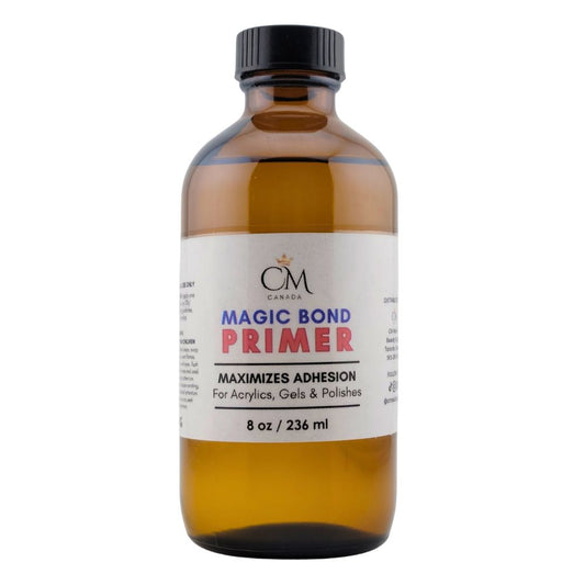 Magic Bond Nail Primer 4 oz – Professional Non-Burning for Acrylic & Gel Nails - CM Nails & Beauty Supply