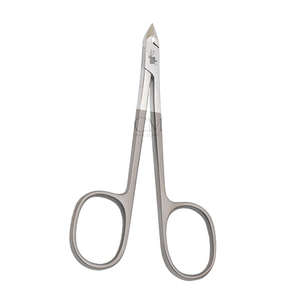 Finger loop handle of the MBI 116 stainless steel cuticle nipper
