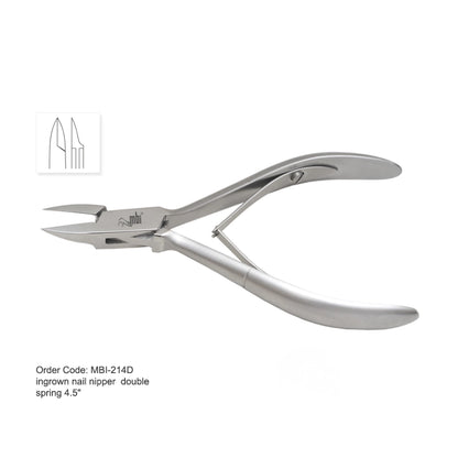 best cuticle nipper mbi-214 double spring stainless steel professional online canada