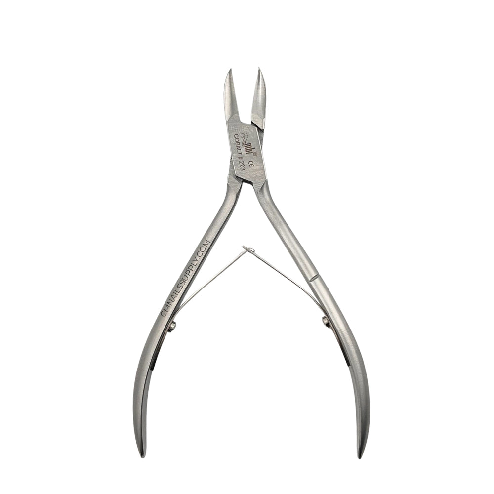 MBI-223 nail nipper with curved jaw and 5 inch long handle for professional use in Canada.