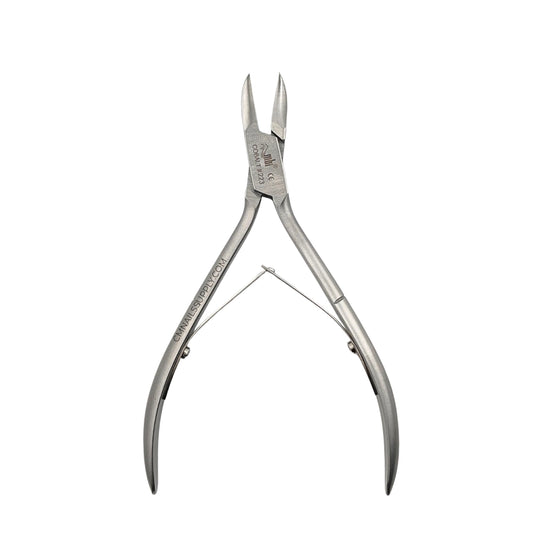 MBI-223 nail nipper with curved jaw and 5 inch long handle for professional use in Canada.