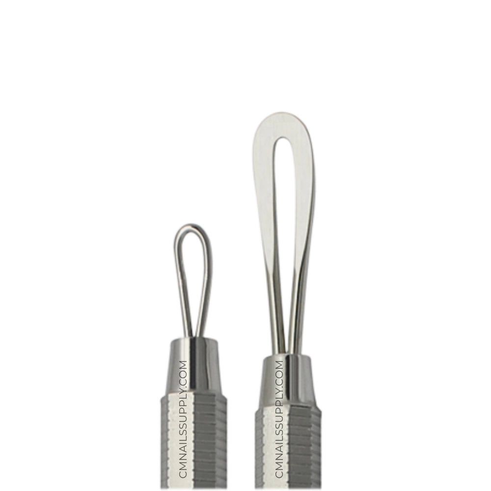 Surgical grade stainless steel extraction tool for professional estheticians in Canada.