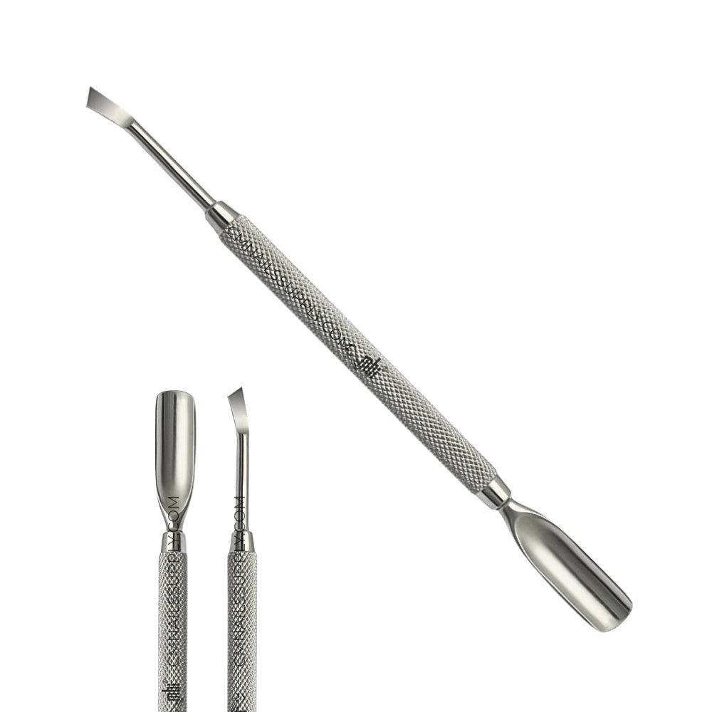 MBI-327 professional cuticle pusher featuring a small remover blade
