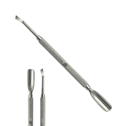 MBI-327 professional cuticle pusher featuring a small remover blade