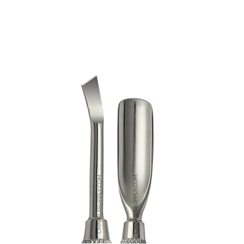 Medical grade stainless steel nail pusher for professional Canadian salons.