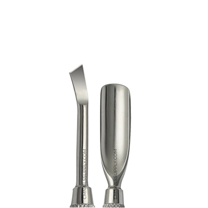 Medical grade stainless steel nail pusher for professional Canadian salons.
