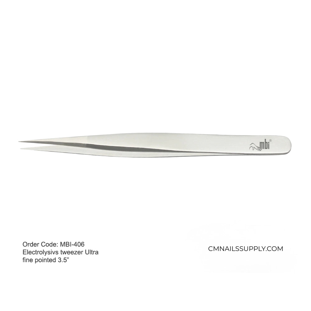 best electrolysis tweezers mbi-406 ultra fine pointed 3.5 inch professional hair removal canada