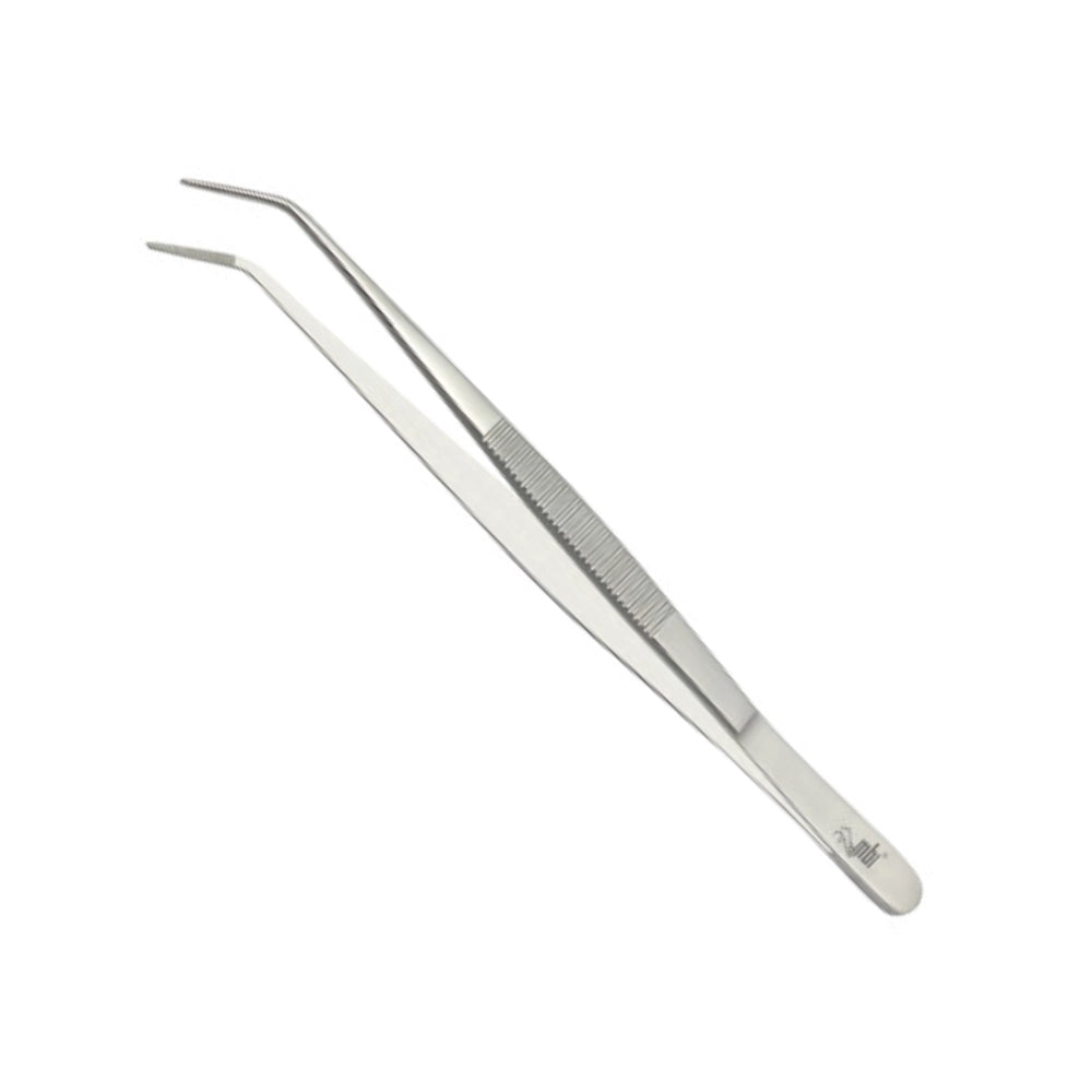 MBI-415 eyelash tweezer with angled fine point for professional lash extensions in Canada.