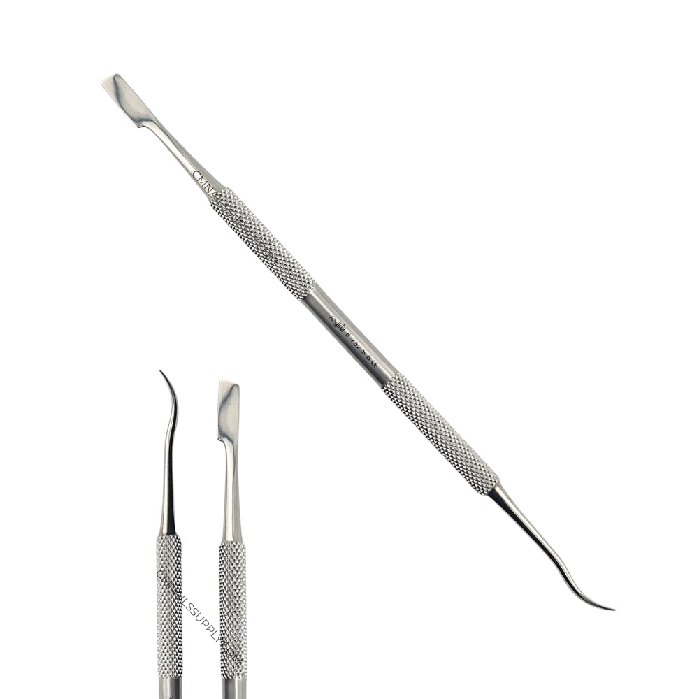 MBI-752 dual head cuticle pusher and extractor for professional nail prep in Canada.