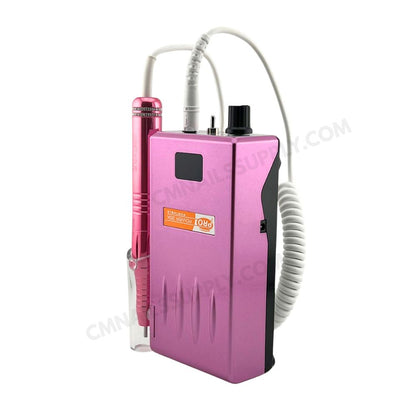 MediCool Pro Power 35K rose gold professional cordless nail drill machine for acrylic and gel nails