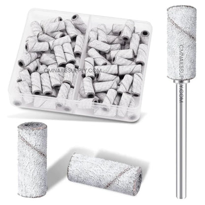 Medicool zebra sanding bands stored in hard plastic case