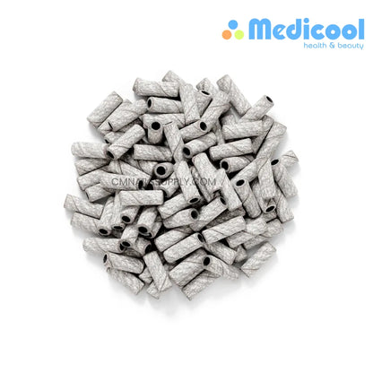 Medicool mini sanding band fitted on a mini mandrel