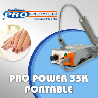 Rechargeable nail drill with 20-hour battery life