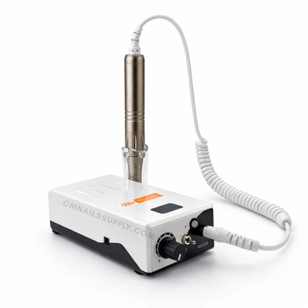 Medicool Pro Power 35K white nail drill on white background
