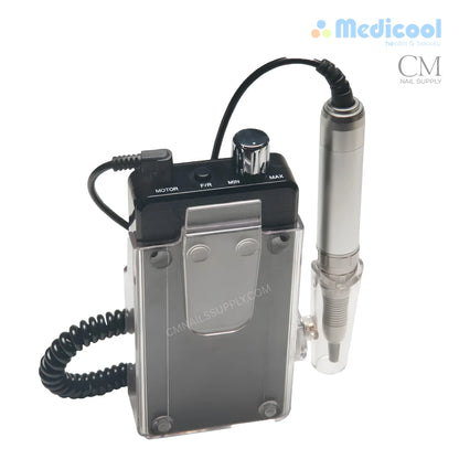Professional Medicool nail drill for gel nails and acrylics in black