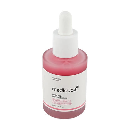 Front label view of the MEDICUBE Collagen PDRN Pink Peptide Serum bottle