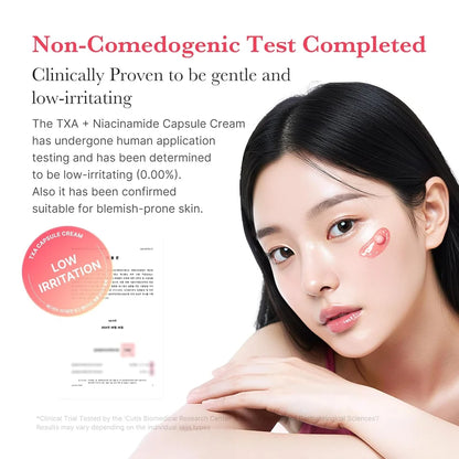 Infographic showing clinical testing results for gentle, low irritation use