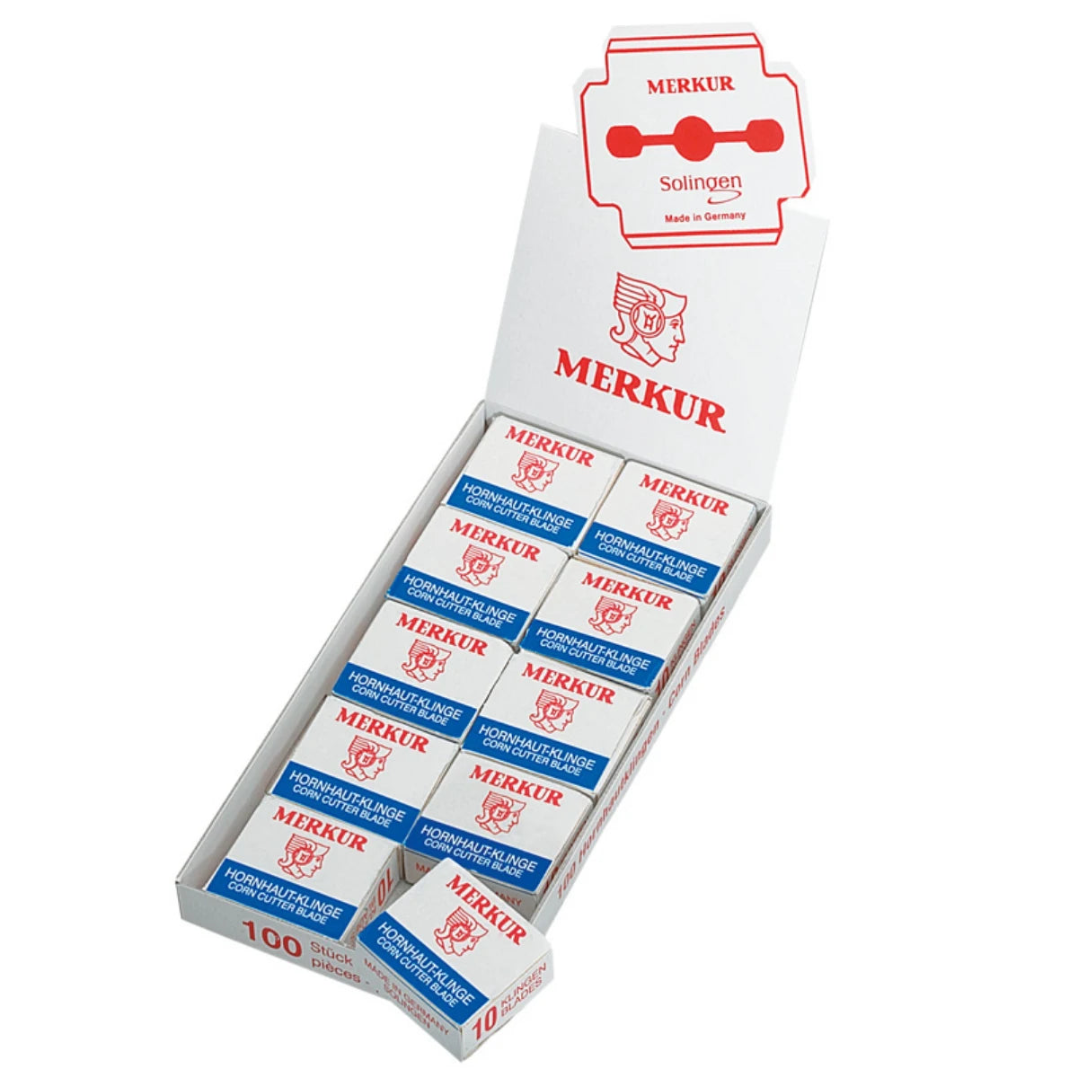 MERKUR callus remover blades retail packaging front view