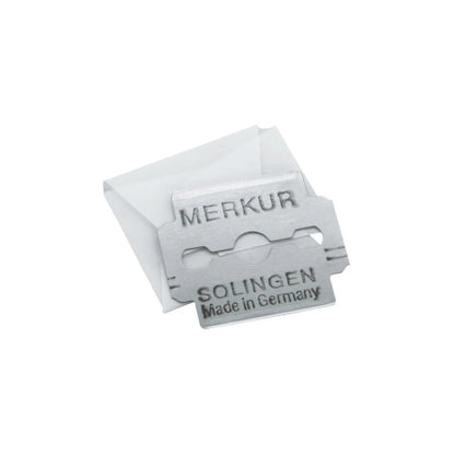 Close up of carbon steel callus remover blade edge