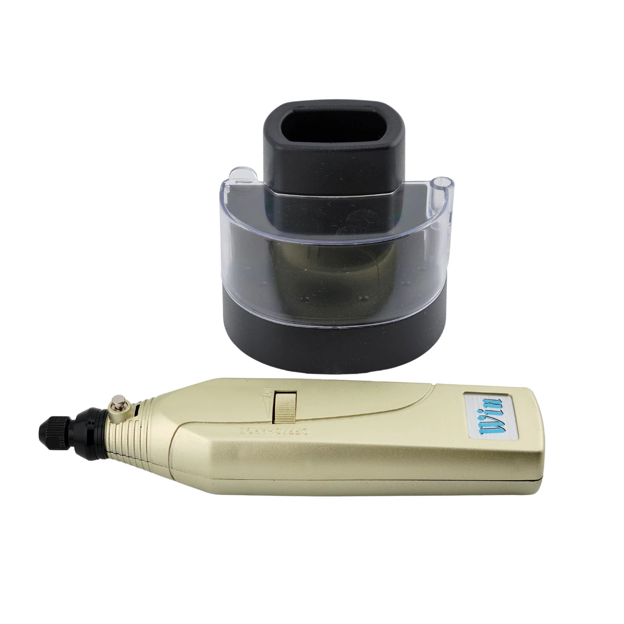 Rechargeable nail drill for builder gel and dip powder