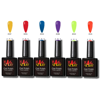 Nails and Art Gel Polish Summer Radiance bundle all six shades Canada