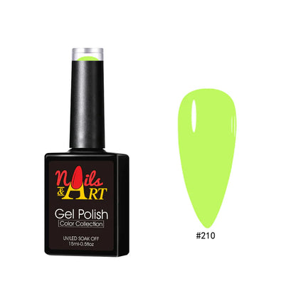 Nails and Art Gel Polish Citrus Bright 210 Summer Radiance 2026