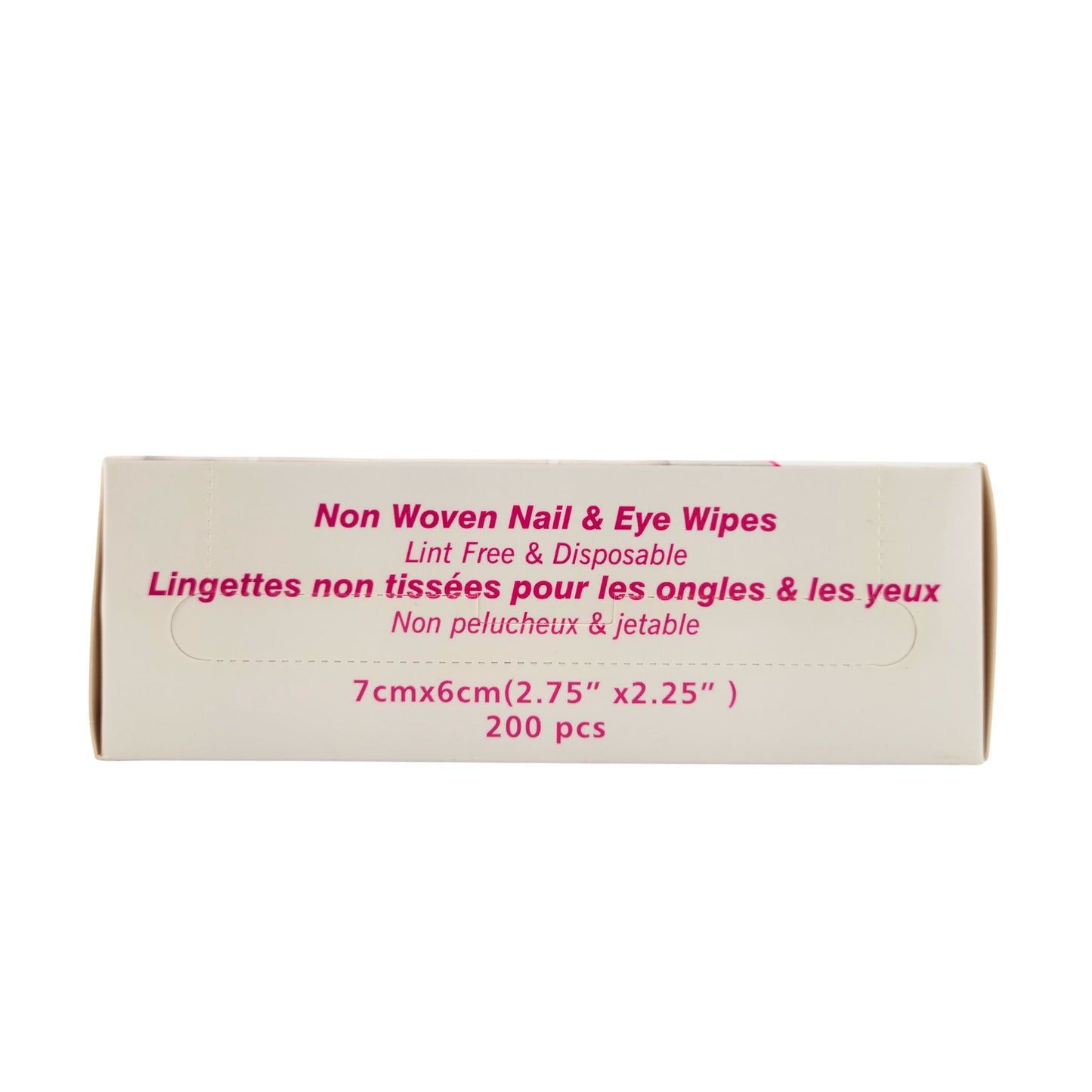 Disposable Non-Woven Nail & Eye Wipes – 200 Pack | Lint-Free - CM Nails & Beauty Supply
