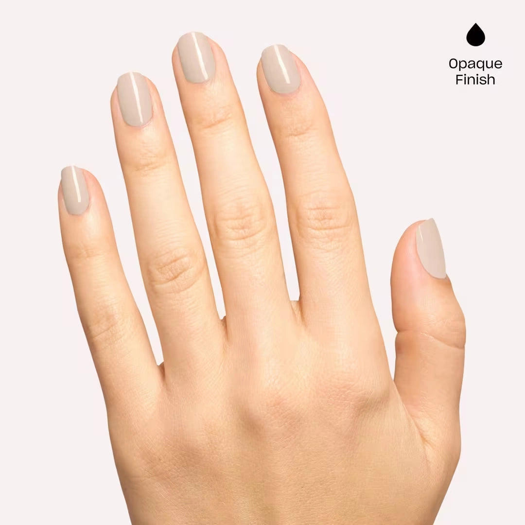 Swatch of OPI Berlin There Doin That taupe gel polish on nails supply canada