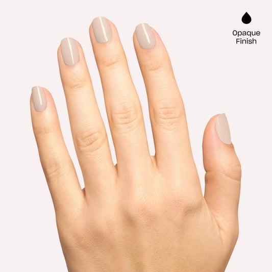 Swatch of OPI Berlin There Doin That taupe gel polish on nails supply canada