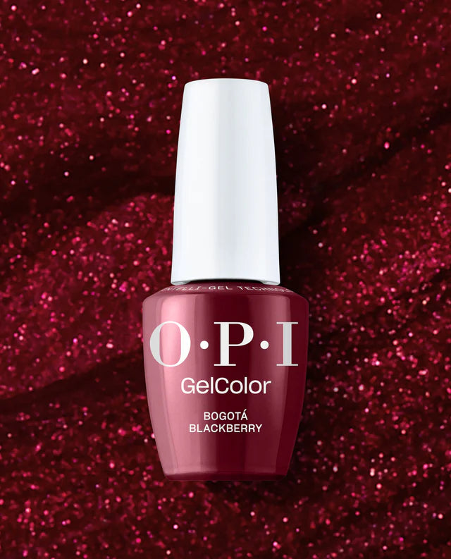 OPI GelColor Bogotá Blackberry F52 gel polish bottle