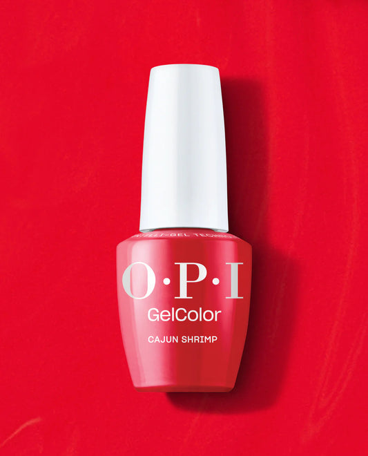 OPI GelColor Cajun Shrimp L64 gel polish bottle