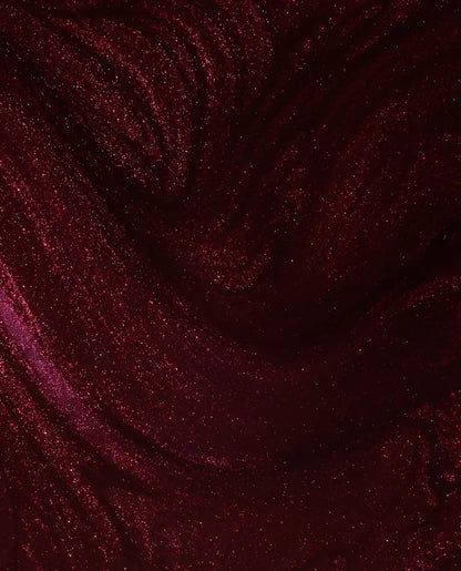 Swatch of OPI Every Month is Oktoberfest vampy purple gel polish on nails