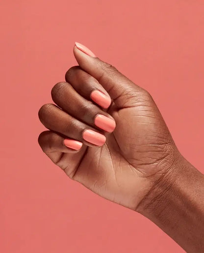 OPI GelColor Flex on the Beach P005 soft peach coral gel polish