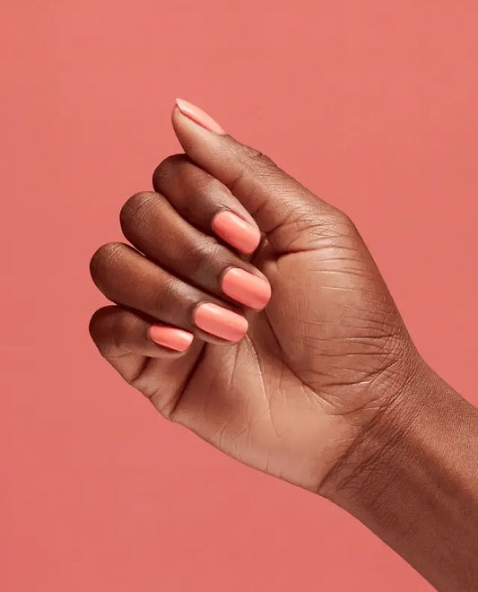 OPI GelColor Flex on the Beach P005 soft peach coral gel polish