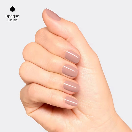 Finished manicure using OPI France-y Seeing You Here gel polish
