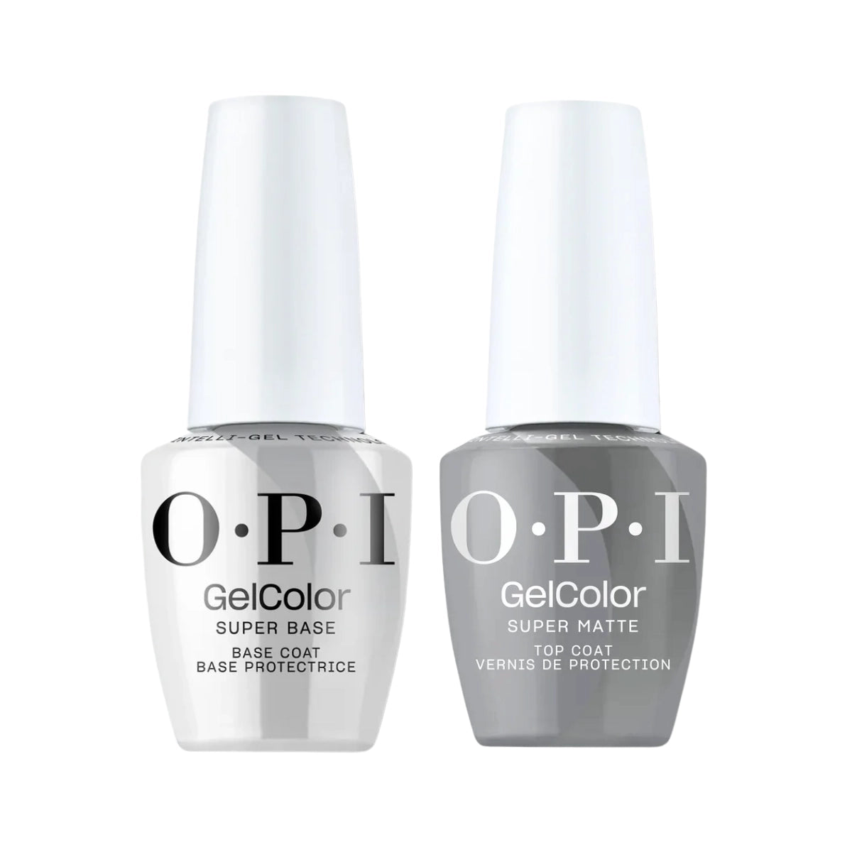 OPI Gel Base and Top Coat Combo featuring GelColor Super Base Base Coat for professional gel manicures
