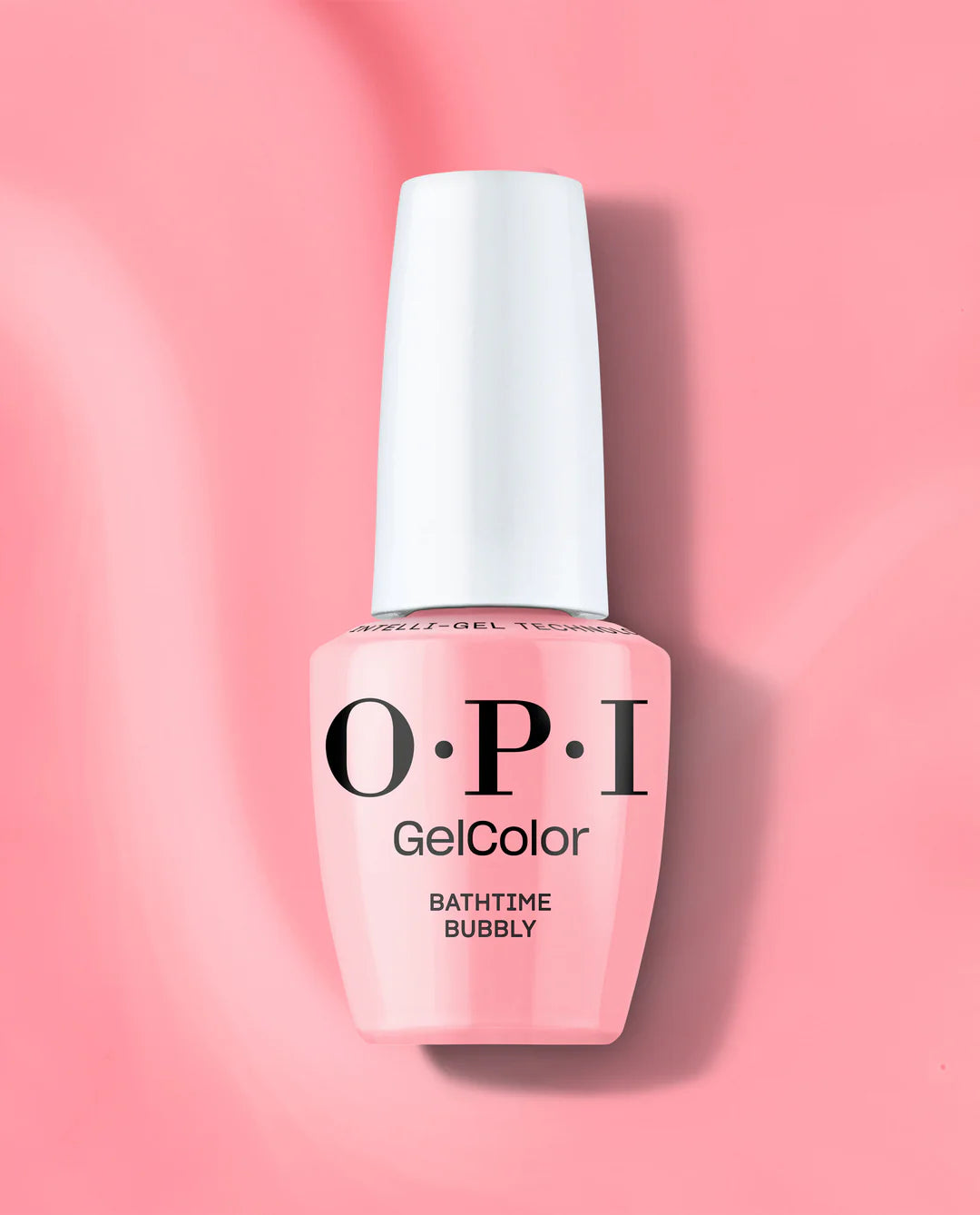 OPI GelColor Bathtime Bubbly S065 pink crème gel polish bottle
