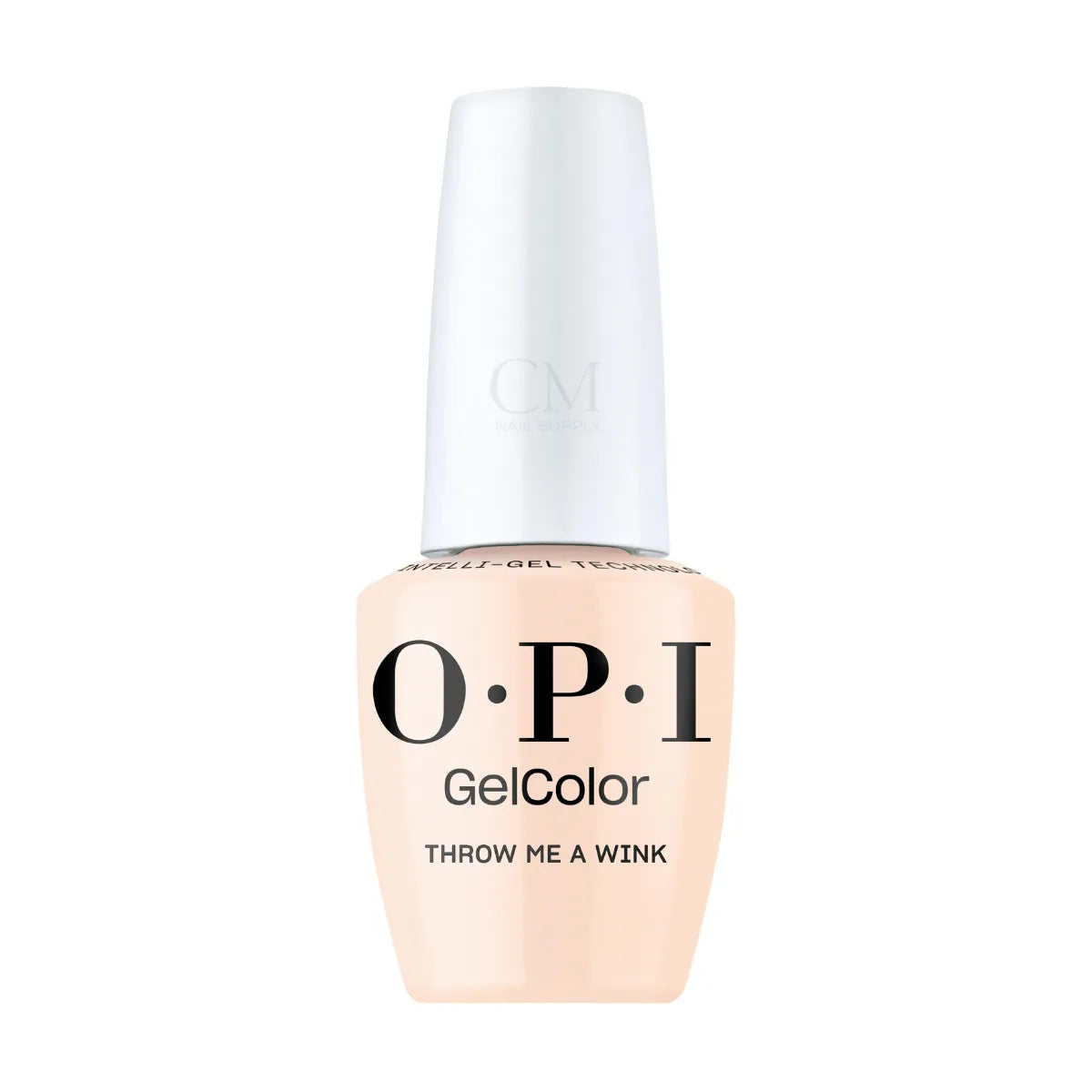 OPI GelColor F044 bottle showing pale pink creme shade