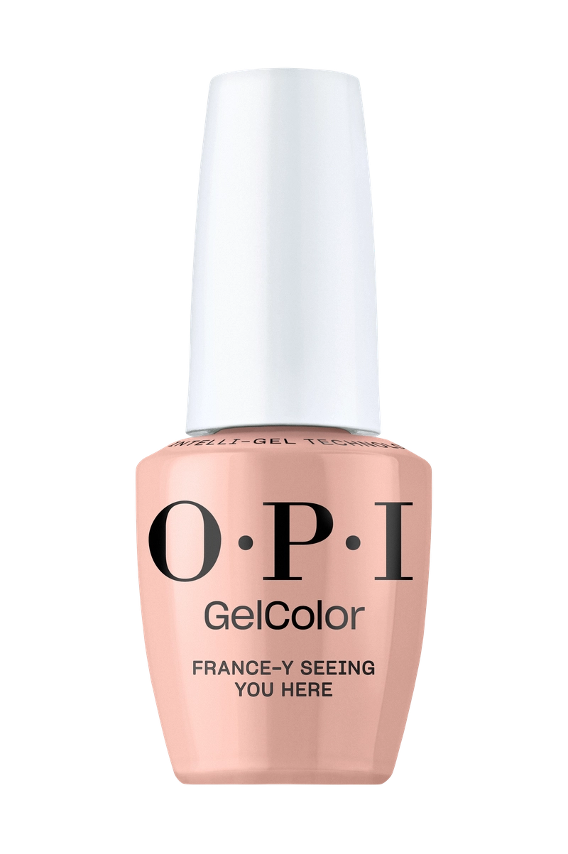 OPI GelColor France-y Seeing You Here bold nude gel polish bottle F039
