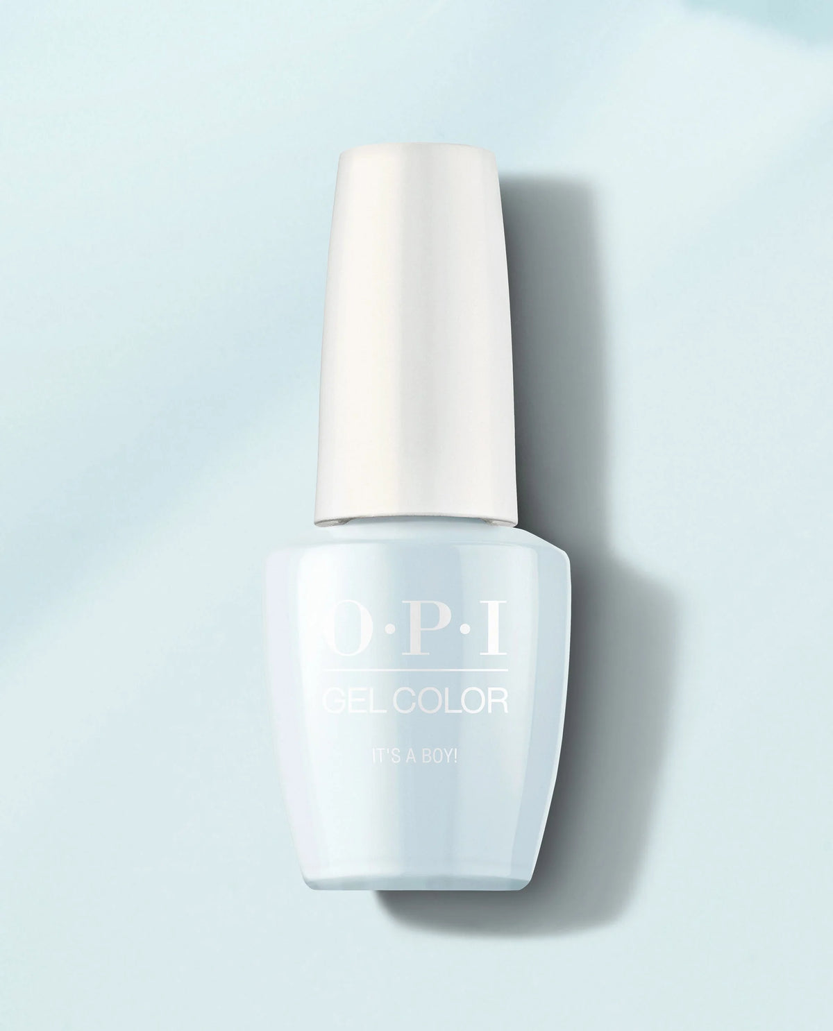 OPI GelColor It's a Boy T75 baby blue gel nail polish bottle front view