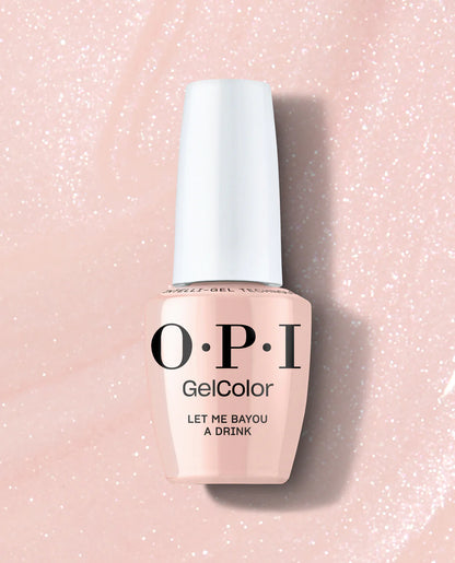 OPI GelColor Let Me Bayou a Drink N51 blush pink gel polish
