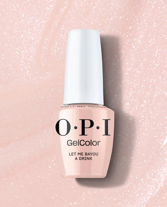 OPI GelColor Let Me Bayou a Drink N51 blush pink gel polish