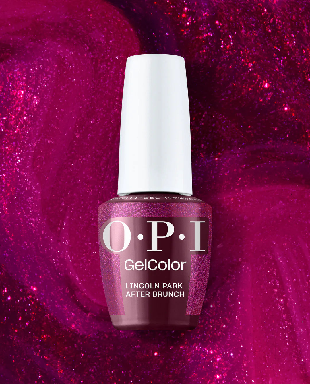 OPI GelColor Lincoln Park After Brunch S071 blackberry purple shimmer gel polish bottle
