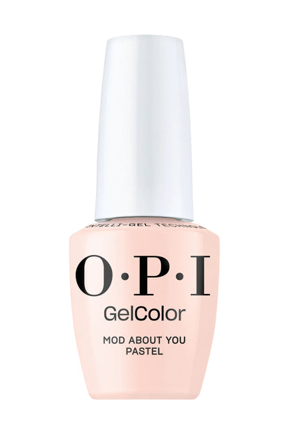 OPI GelColor Mod About You Pastel milky pink gel polish bottle F037
