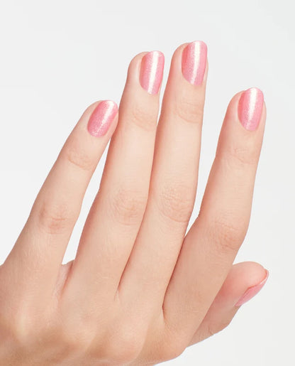 OPI GelColor R44 pink glitter gel polish bottle available at a Canadian nail supply store CM Nail Supply
