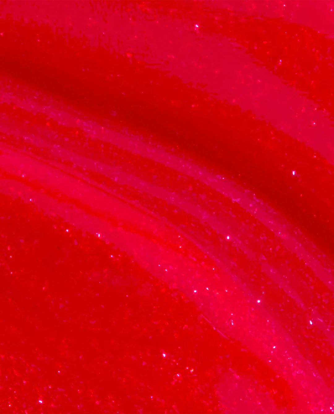 Shimmery red swatch stick showing OPI GelColor Big Apple Energy GC S072 gel polish radiant finish and tone.
